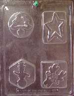 Assorted Xmas shapes SOAP - CANDY MOLD