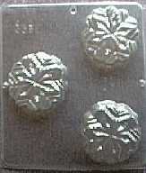 3 Inch Dia Snowflake SOAP - CANDY MOLD