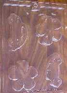 Love Bug Flower Power SOAP - CANDY MOLD