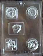 Flowers Bars Designs SOAP - CANDY MOLD