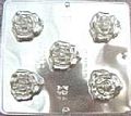 2 Inch Dia Rose SOAP - CANDY MOLD